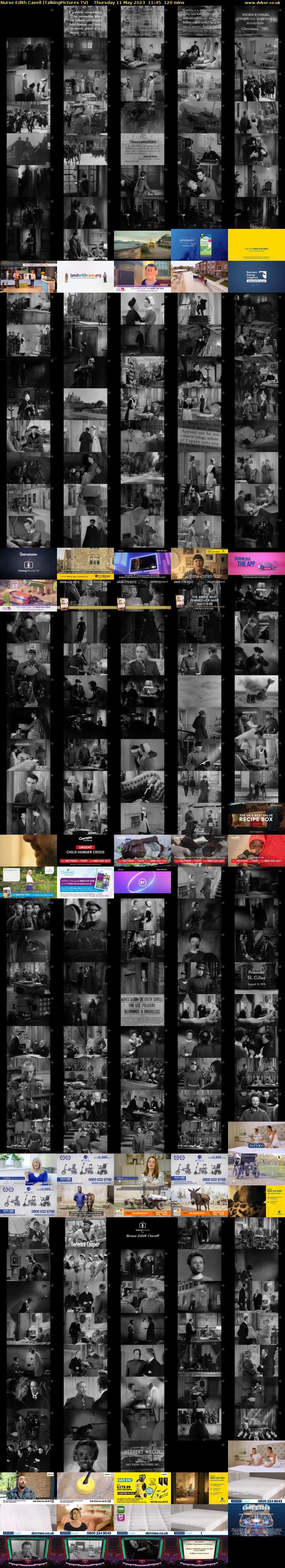 Nurse Edith Cavell (TalkingPictures TV) Thursday 11 May 2023 11:45 - 13:45