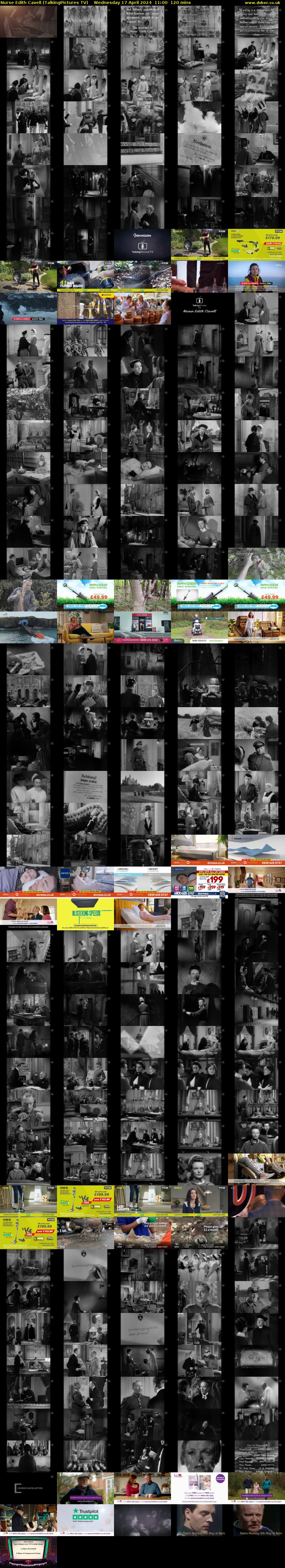 Nurse Edith Cavell (TalkingPictures TV) Wednesday 17 April 2024 11:00 - 13:00