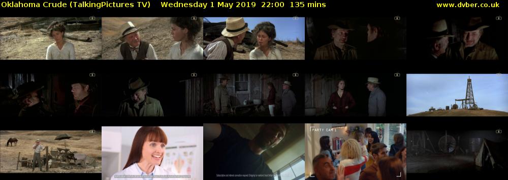 Oklahoma Crude (TalkingPictures TV) Wednesday 1 May 2019 22:00 - 00:15