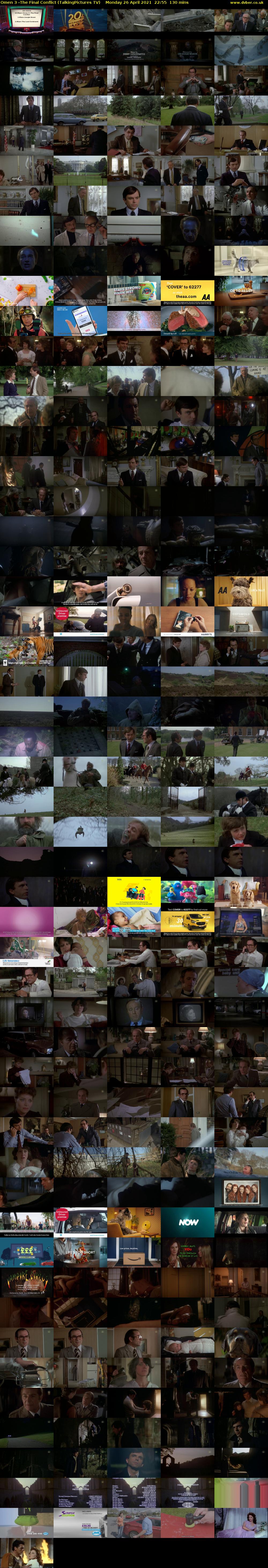 Omen 3 -The Final Conflict (TalkingPictures TV) Monday 26 April 2021 22:55 - 01:05