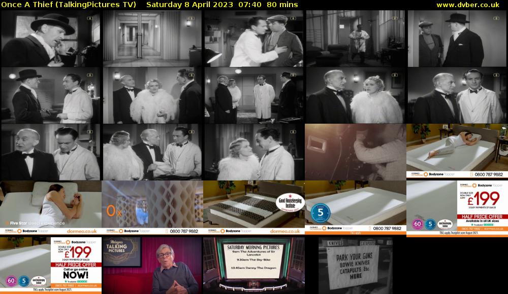 Once A Thief (TalkingPictures TV) Saturday 8 April 2023 07:40 - 09:00