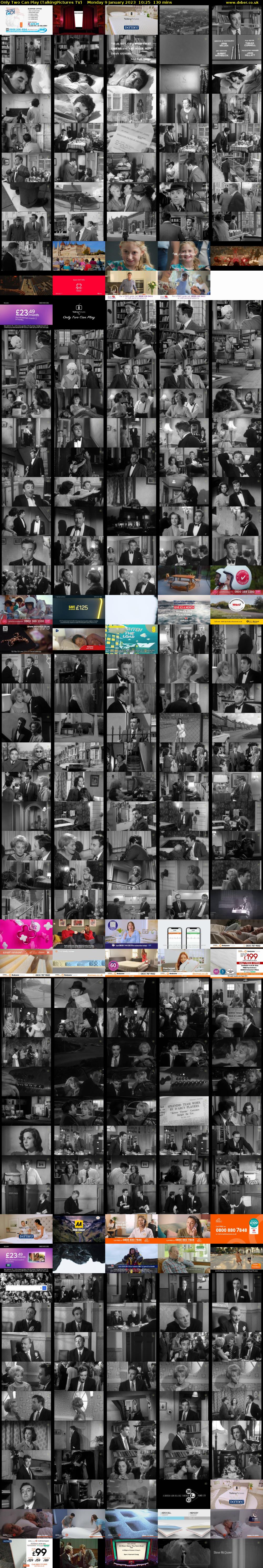 Only Two Can Play (TalkingPictures TV) Monday 9 January 2023 10:25 - 12:35