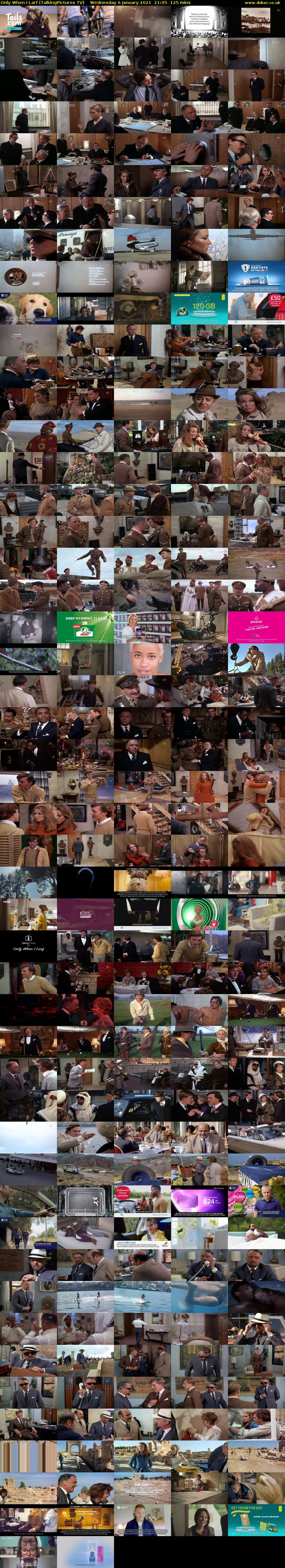 Only When I Larf (TalkingPictures TV) Wednesday 6 January 2021 21:05 - 23:10