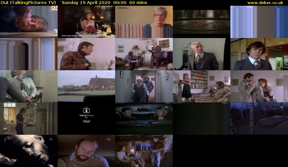 Out (TalkingPictures TV) Sunday 19 April 2020 00:00 - 01:00