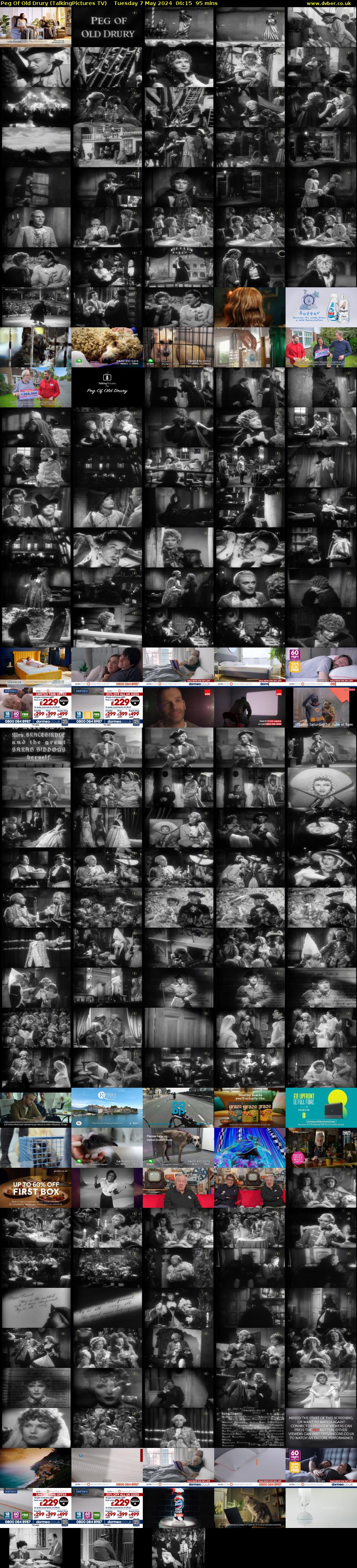 Peg Of Old Drury (TalkingPictures TV) Tuesday 7 May 2024 06:15 - 07:50