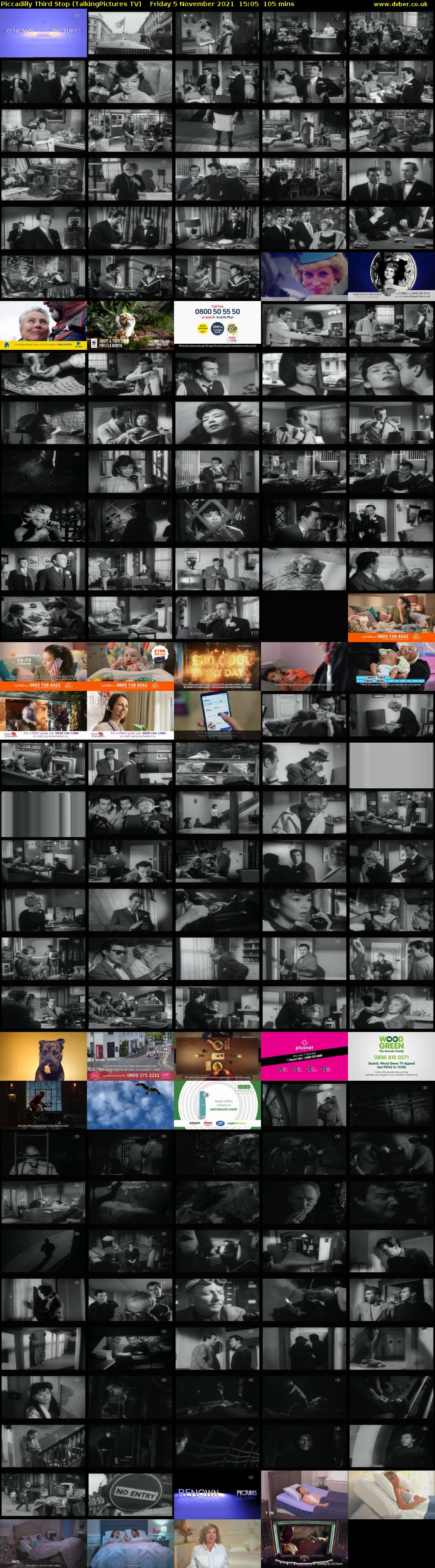 Piccadilly Third Stop (TalkingPictures TV) Friday 5 November 2021 15:05 - 16:50