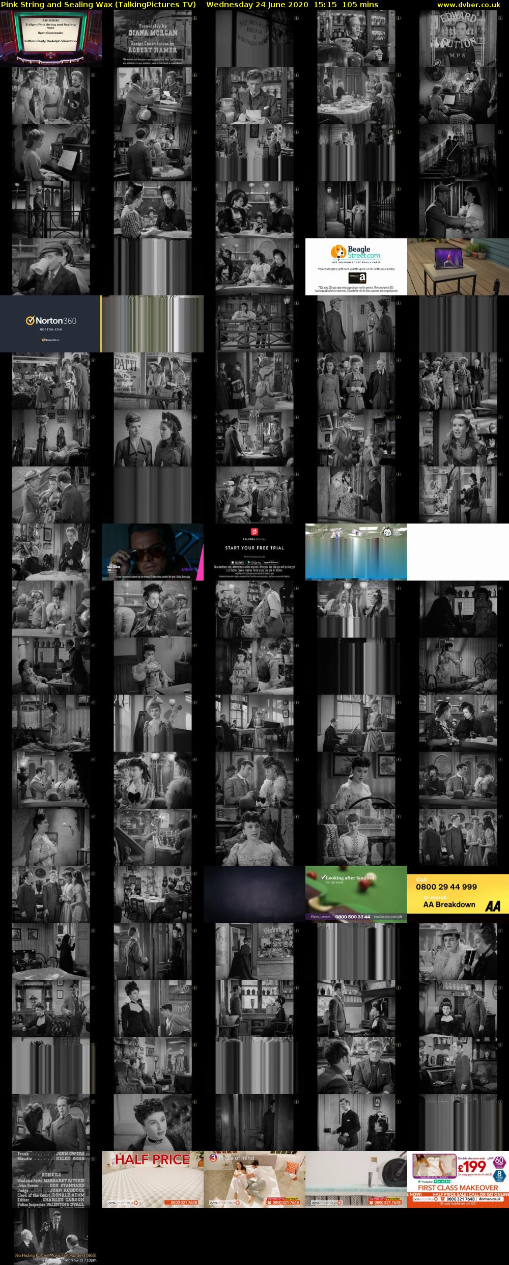 Pink String and Sealing Wax (TalkingPictures TV) Wednesday 24 June 2020 15:15 - 17:00