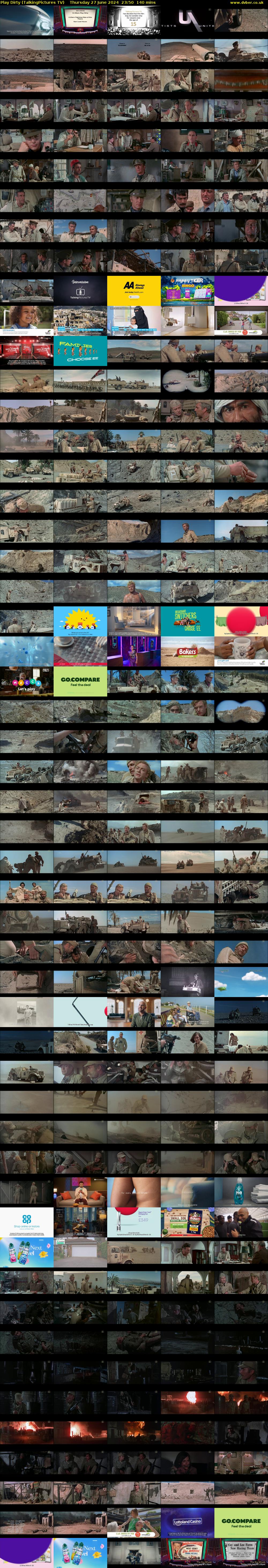 Play Dirty (TalkingPictures TV) Thursday 27 June 2024 23:50 - 02:10