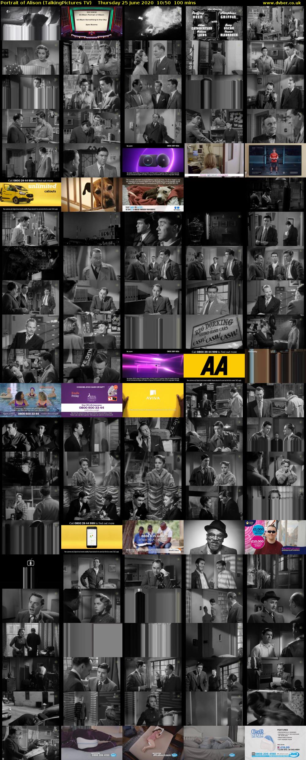 Portrait of Alison (TalkingPictures TV) Thursday 25 June 2020 10:50 - 12:30