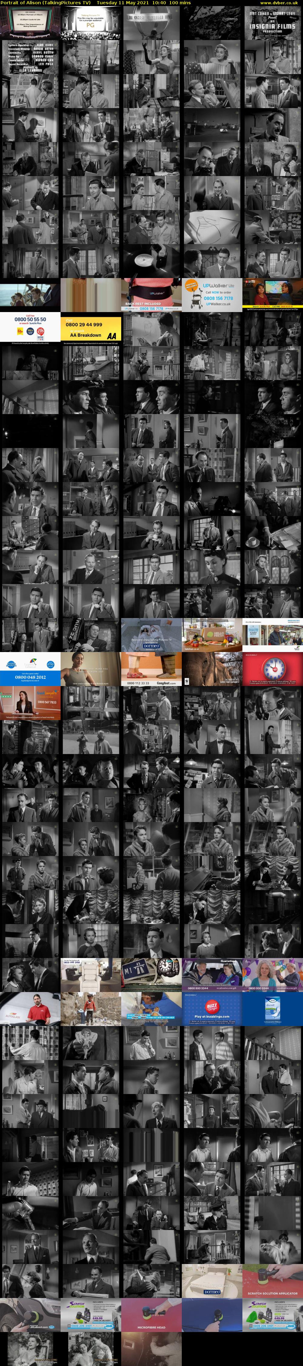 Portrait of Alison (TalkingPictures TV) Tuesday 11 May 2021 10:40 - 12:20