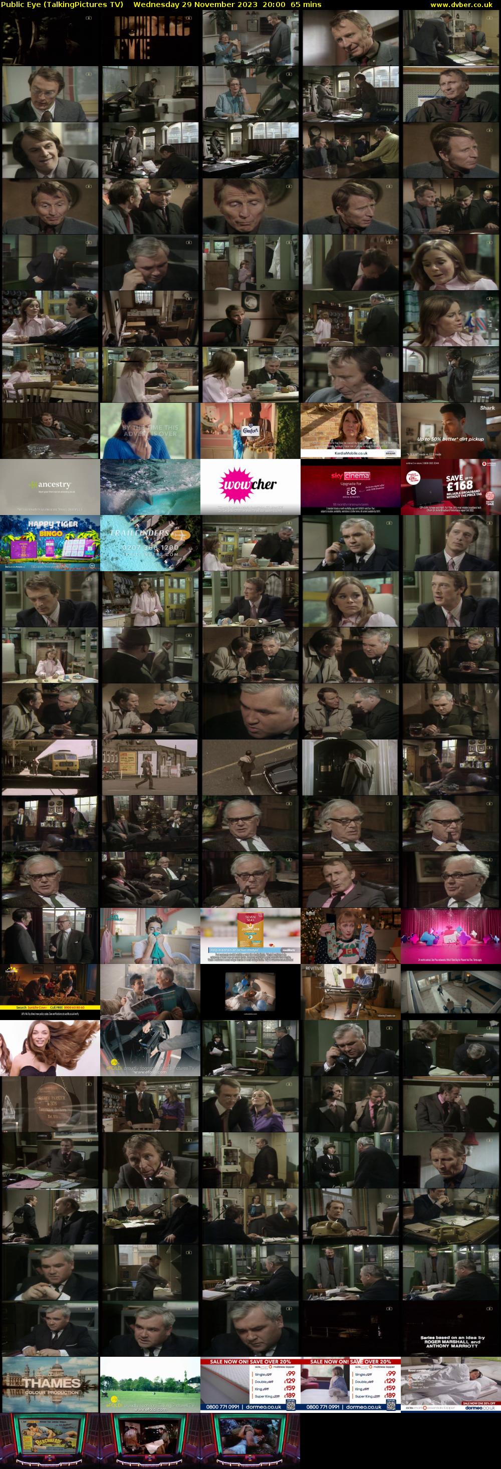 Public Eye (TalkingPictures TV) Wednesday 29 November 2023 20:00 - 21:05
