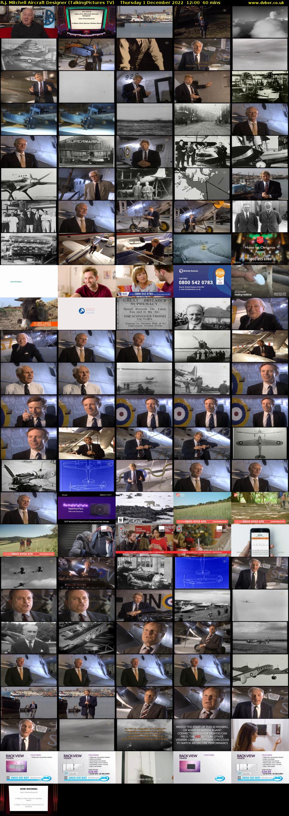 R.J. Mitchell Aircraft Designer (TalkingPictures TV) Thursday 1 December 2022 12:00 - 13:00