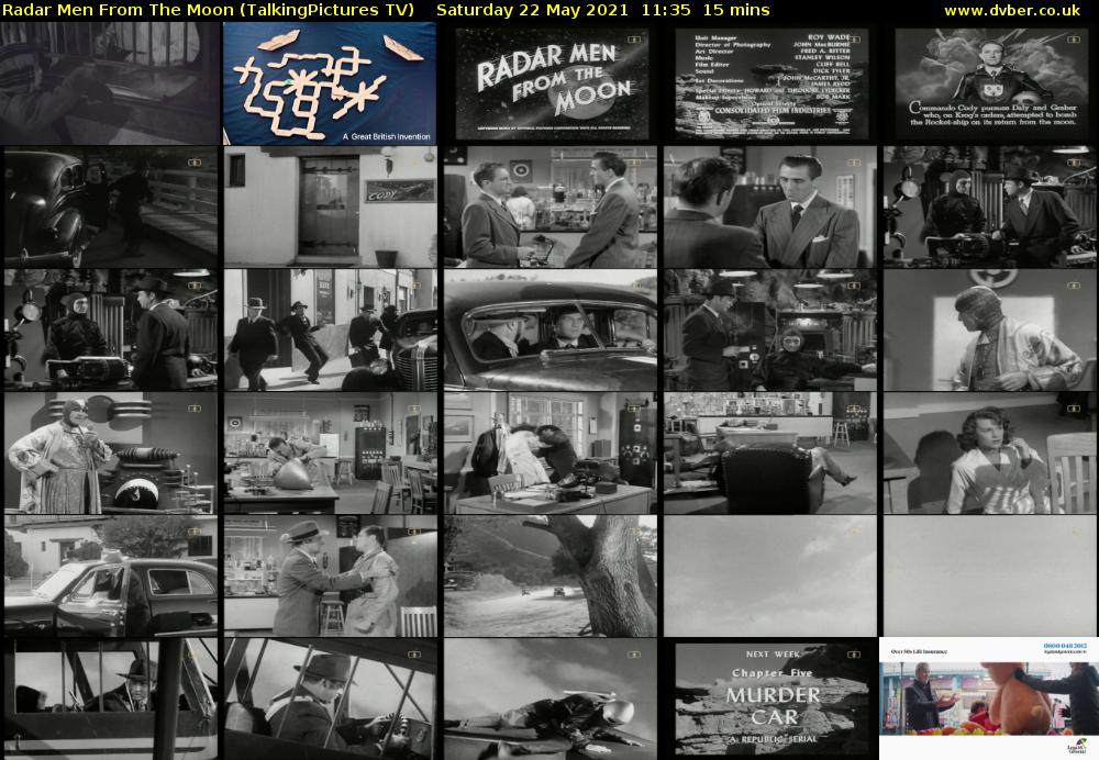 Radar Men From The Moon (TalkingPictures TV) Saturday 22 May 2021 11:35 - 11:50
