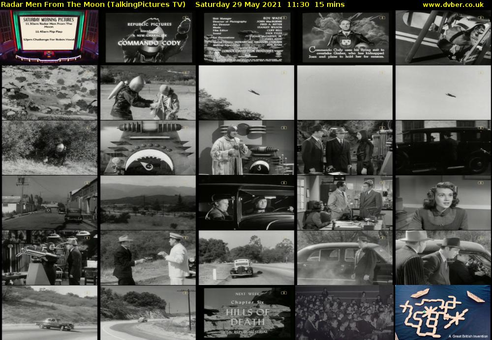 Radar Men From The Moon (TalkingPictures TV) Saturday 29 May 2021 11:30 - 11:45