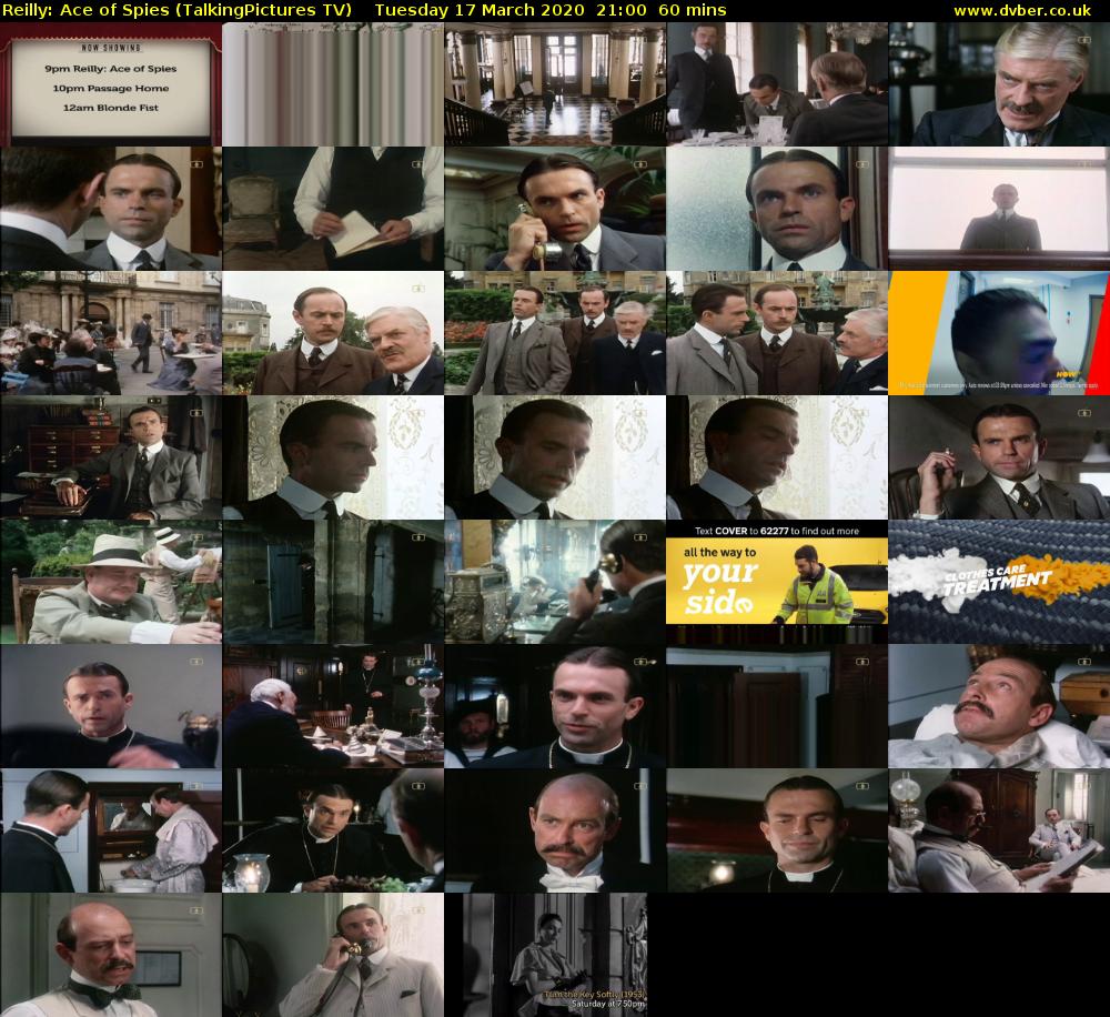Reilly: Ace of Spies (TalkingPictures TV) Tuesday 17 March 2020 21:00 - 22:00