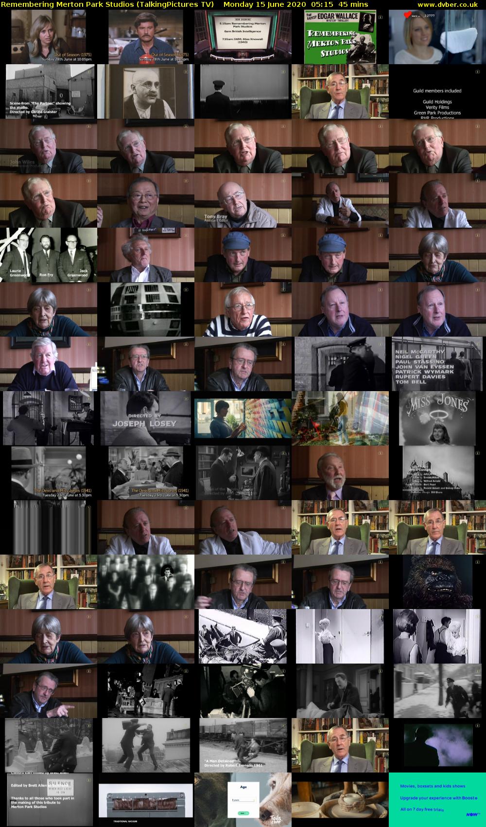 Remembering Merton Park Studios (TalkingPictures TV) Monday 15 June 2020 05:15 - 06:00