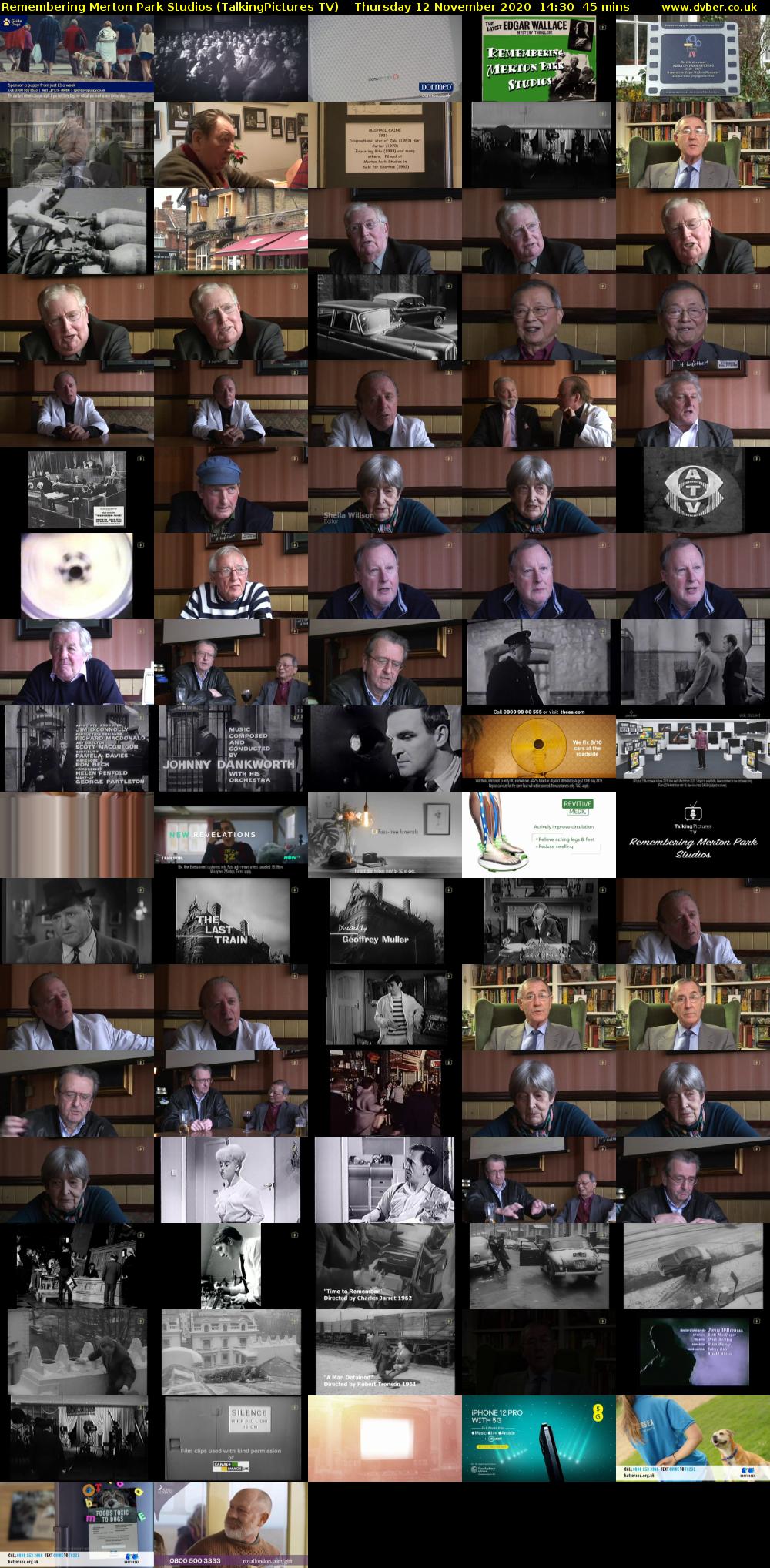 Remembering Merton Park Studios (TalkingPictures TV) Thursday 12 November 2020 14:30 - 15:15