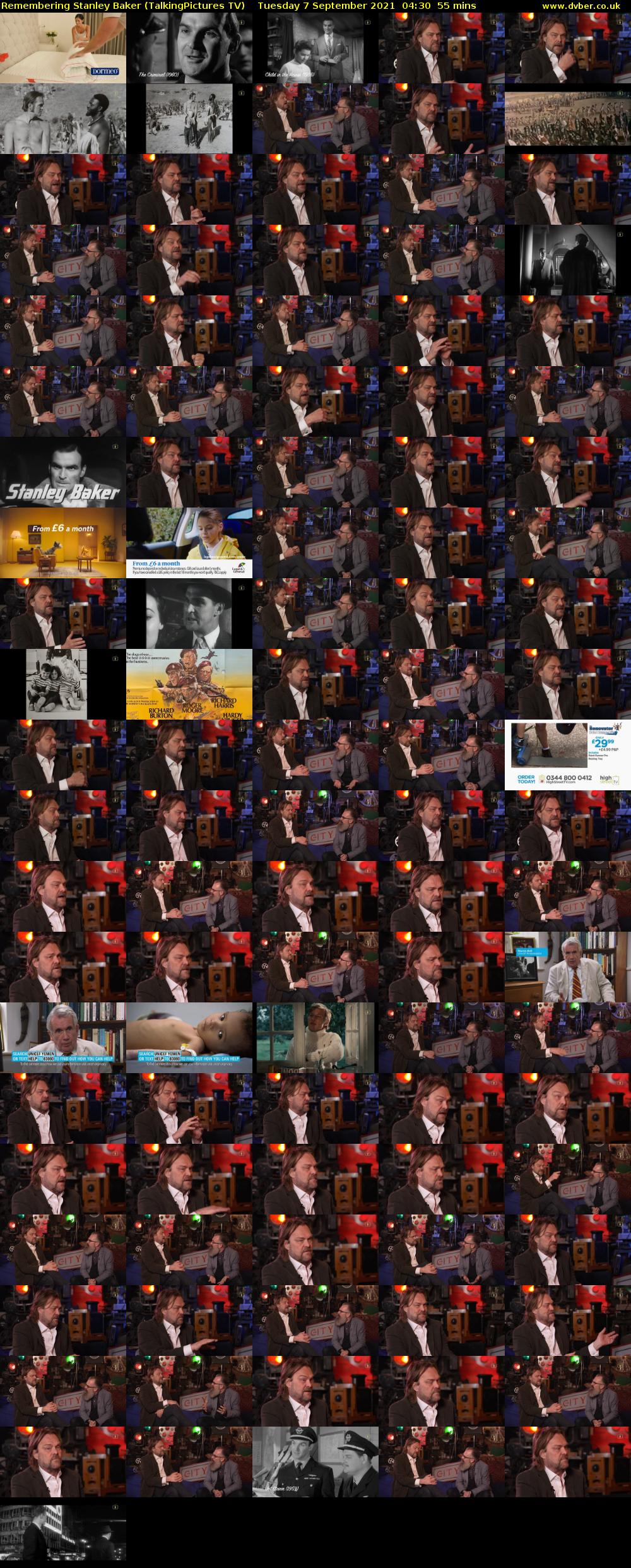 Remembering Stanley Baker (TalkingPictures TV) Tuesday 7 September 2021 04:30 - 05:25