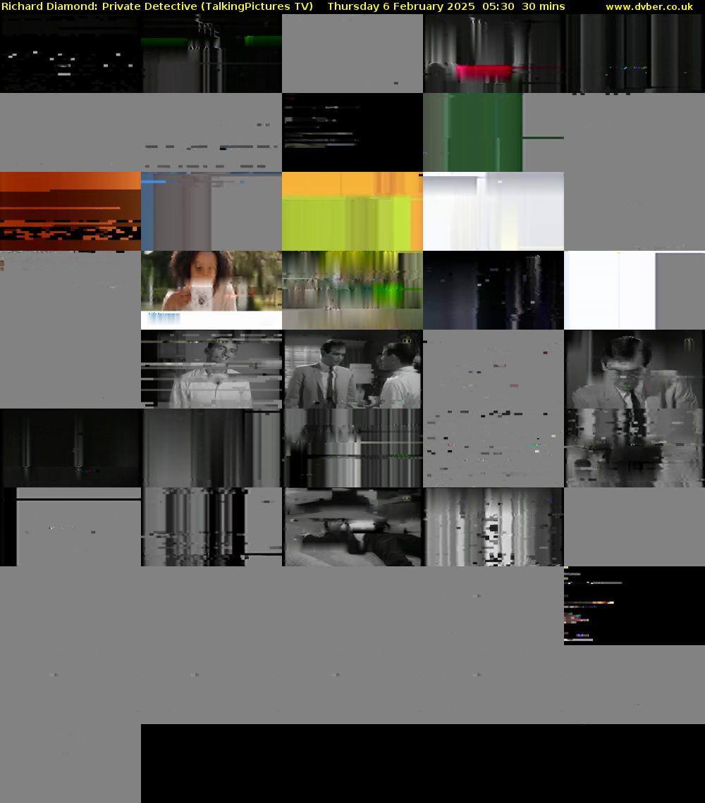 Richard Diamond: Private Detective (TalkingPictures TV) Thursday 6 February 2025 05:30 - 06:00