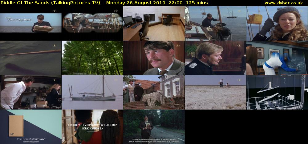 Riddle Of The Sands (TalkingPictures TV) Monday 26 August 2019 22:00 - 00:05