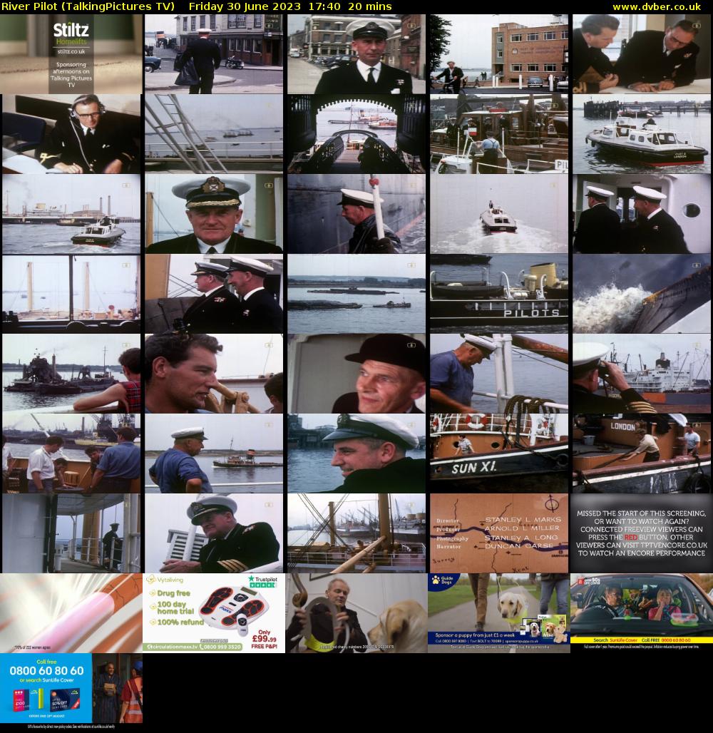 River Pilot (TalkingPictures TV) Friday 30 June 2023 17:40 - 18:00