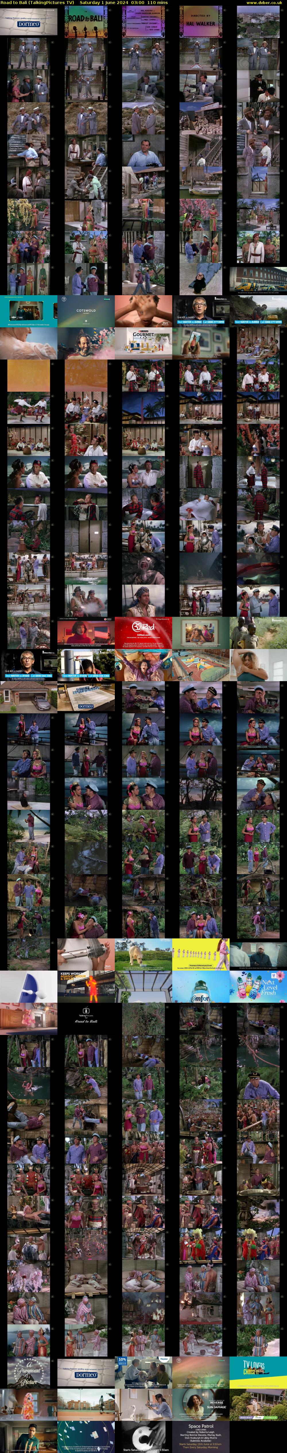 Road to Bali (TalkingPictures TV) Saturday 1 June 2024 03:00 - 04:50
