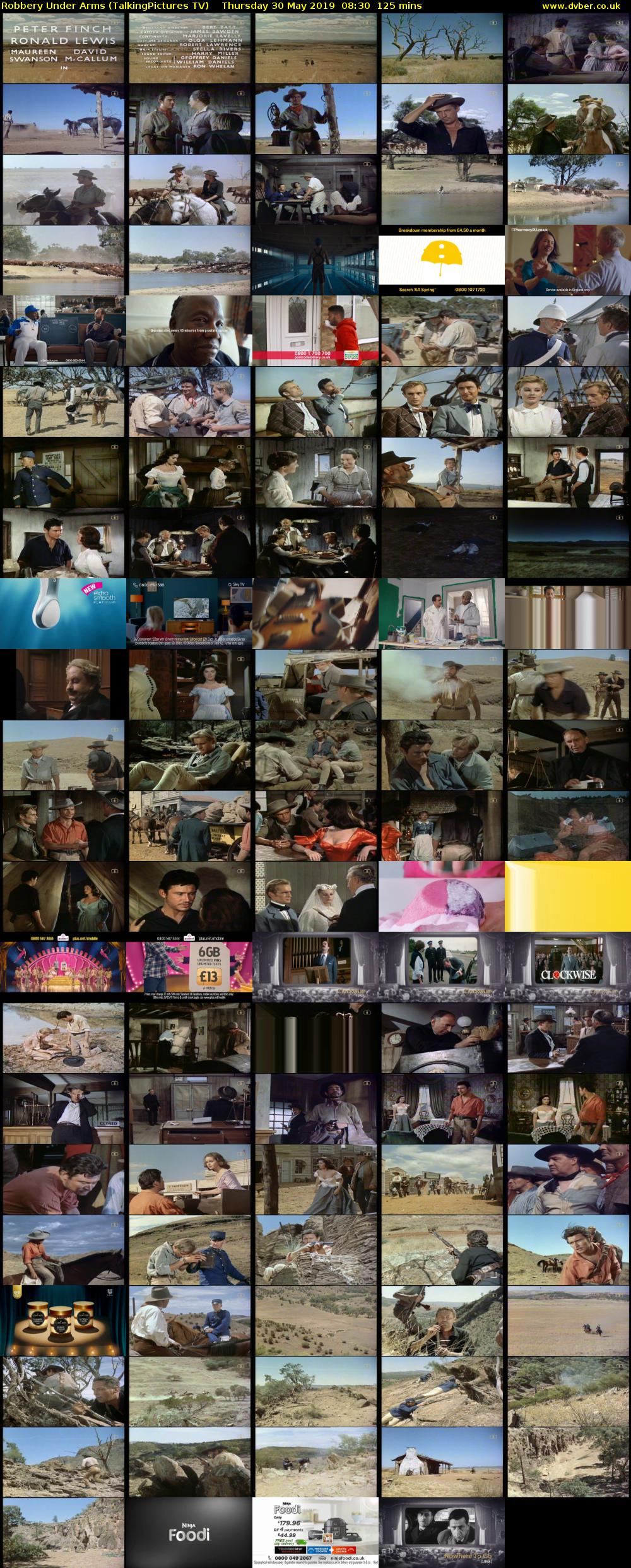 Robbery Under Arms (TalkingPictures TV) Thursday 30 May 2019 08:30 - 10:35