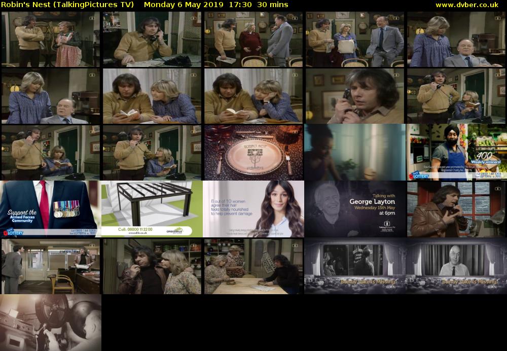 Robin's Nest (TalkingPictures TV) Monday 6 May 2019 17:30 - 18:00