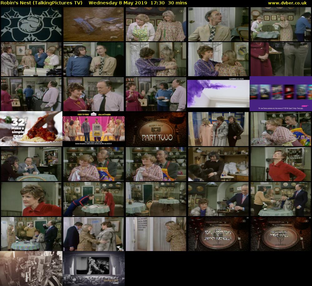 Robin's Nest (TalkingPictures TV) Wednesday 8 May 2019 17:30 - 18:00