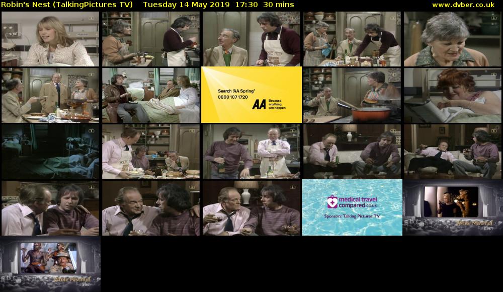 Robin's Nest (TalkingPictures TV) Tuesday 14 May 2019 17:30 - 18:00