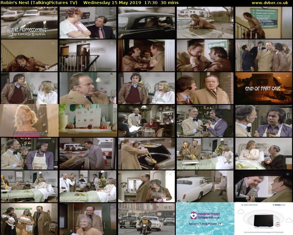 Robin's Nest (TalkingPictures TV) Wednesday 15 May 2019 17:30 - 18:00