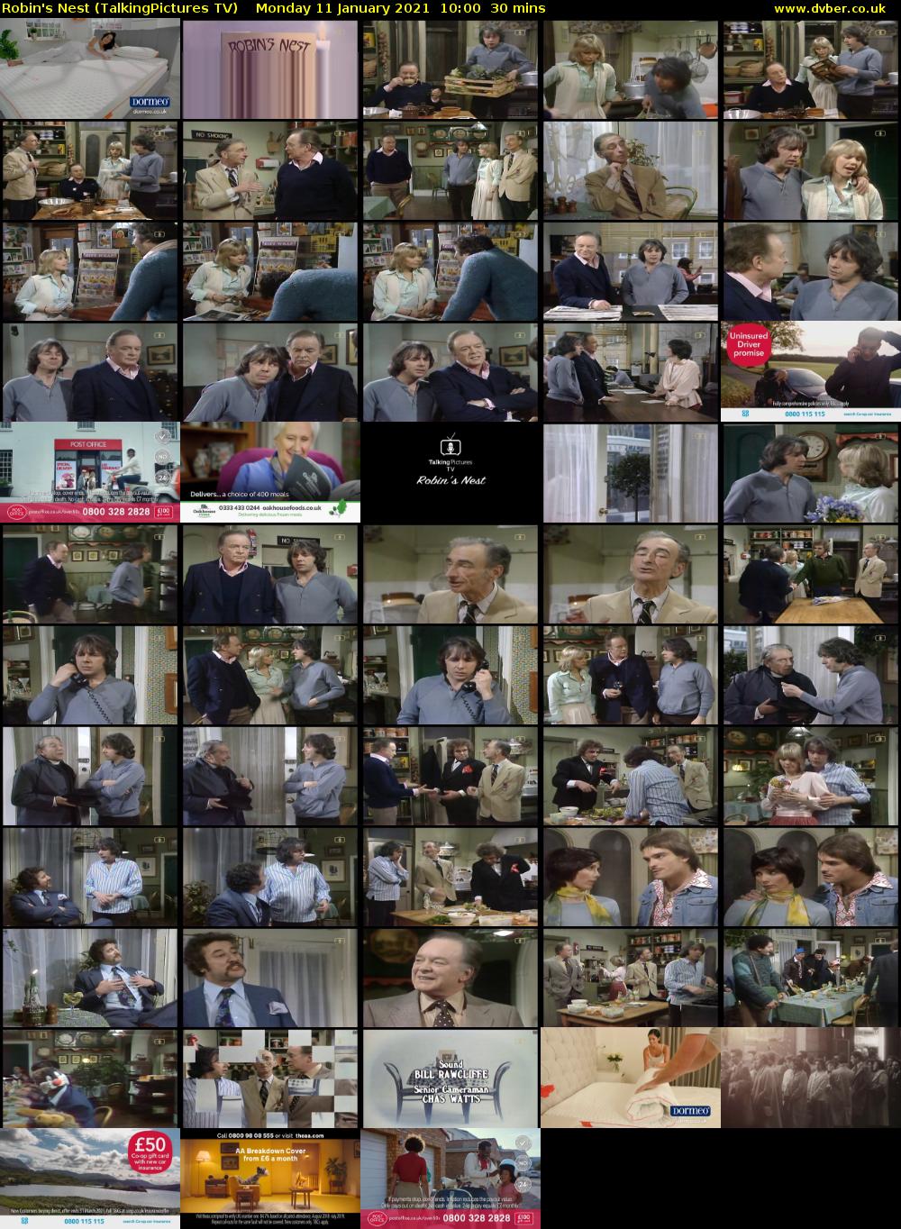 Robin's Nest (TalkingPictures TV) Monday 11 January 2021 10:00 - 10:30