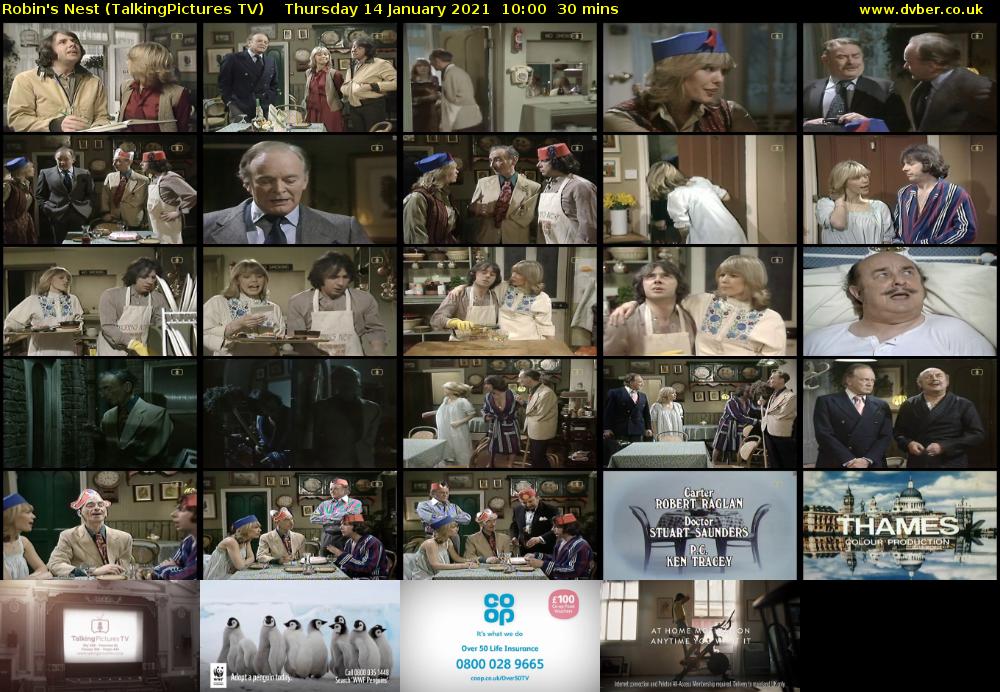 Robin's Nest (TalkingPictures TV) Thursday 14 January 2021 10:00 - 10:30