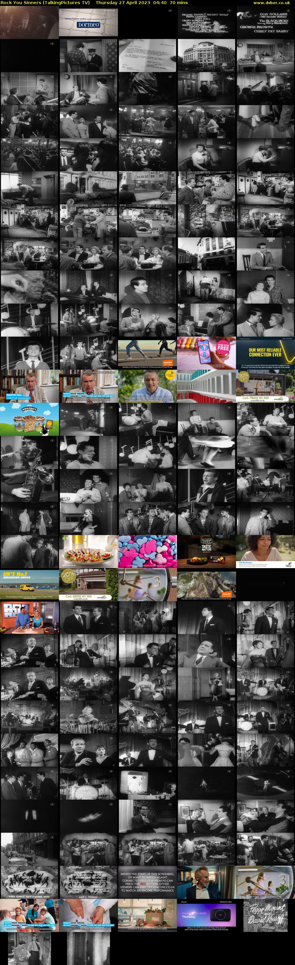 Rock You Sinners (TalkingPictures TV) Thursday 27 April 2023 04:40 - 05:50