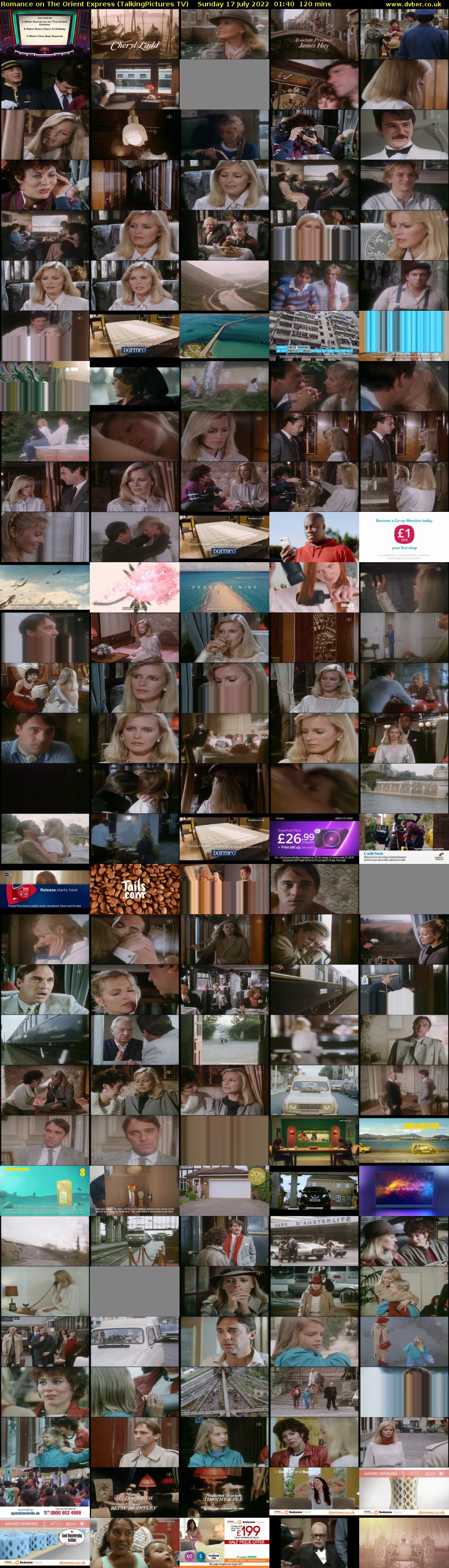 Romance on The Orient Express (TalkingPictures TV) Sunday 17 July 2022 01:40 - 03:40