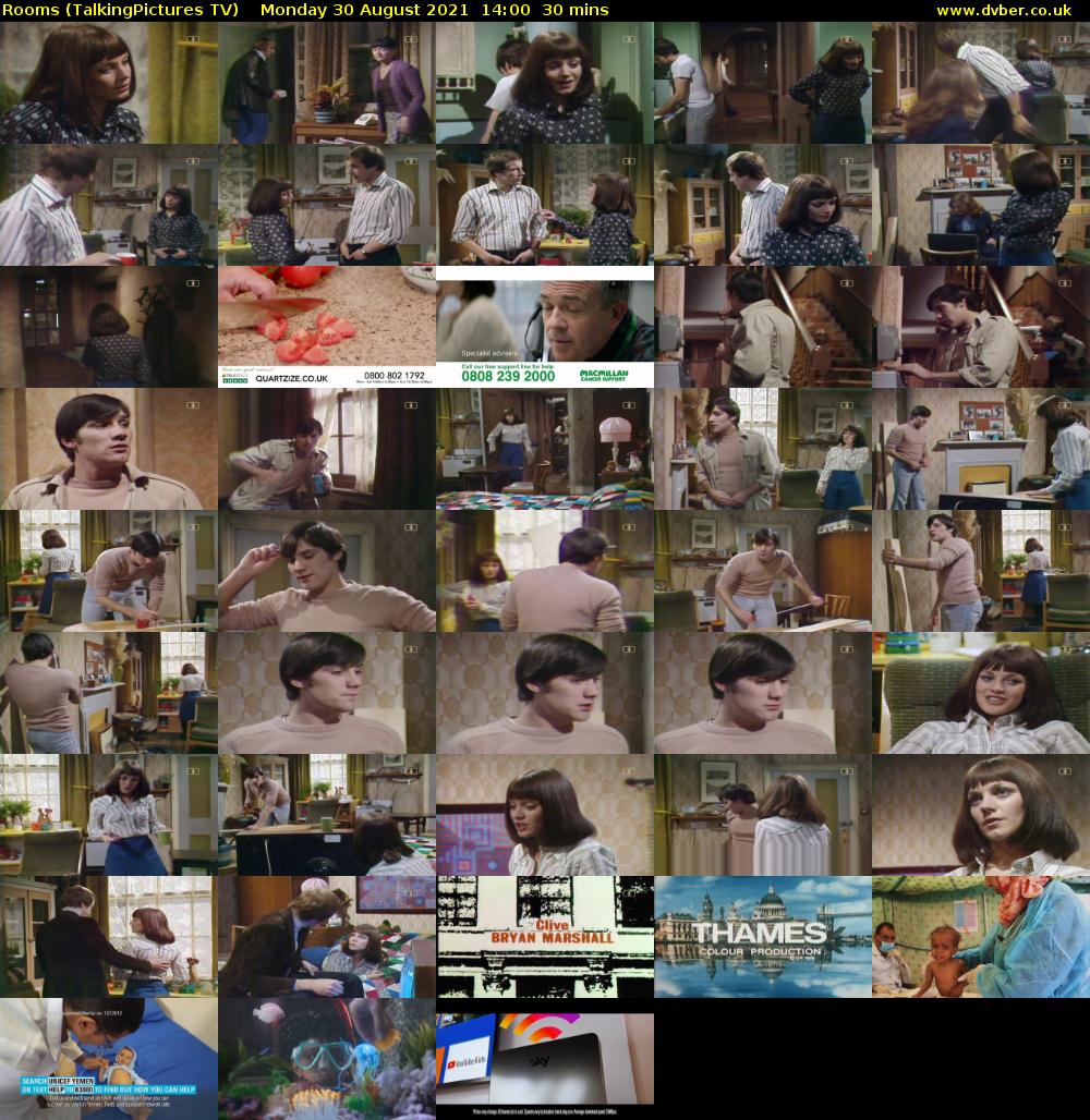 Rooms (TalkingPictures TV) Monday 30 August 2021 14:00 - 14:30