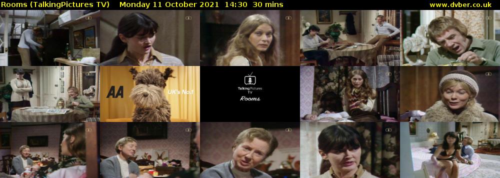 Rooms (TalkingPictures TV) Monday 11 October 2021 14:30 - 15:00