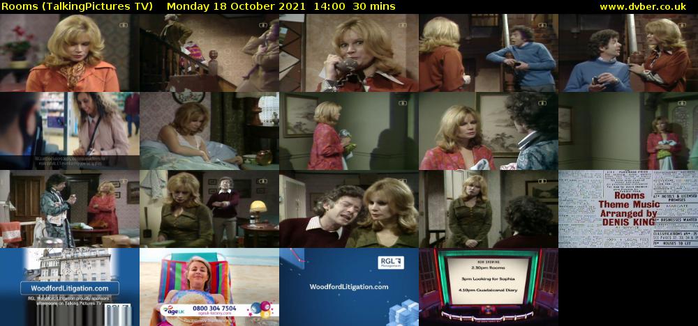 Rooms (TalkingPictures TV) Monday 18 October 2021 14:00 - 14:30
