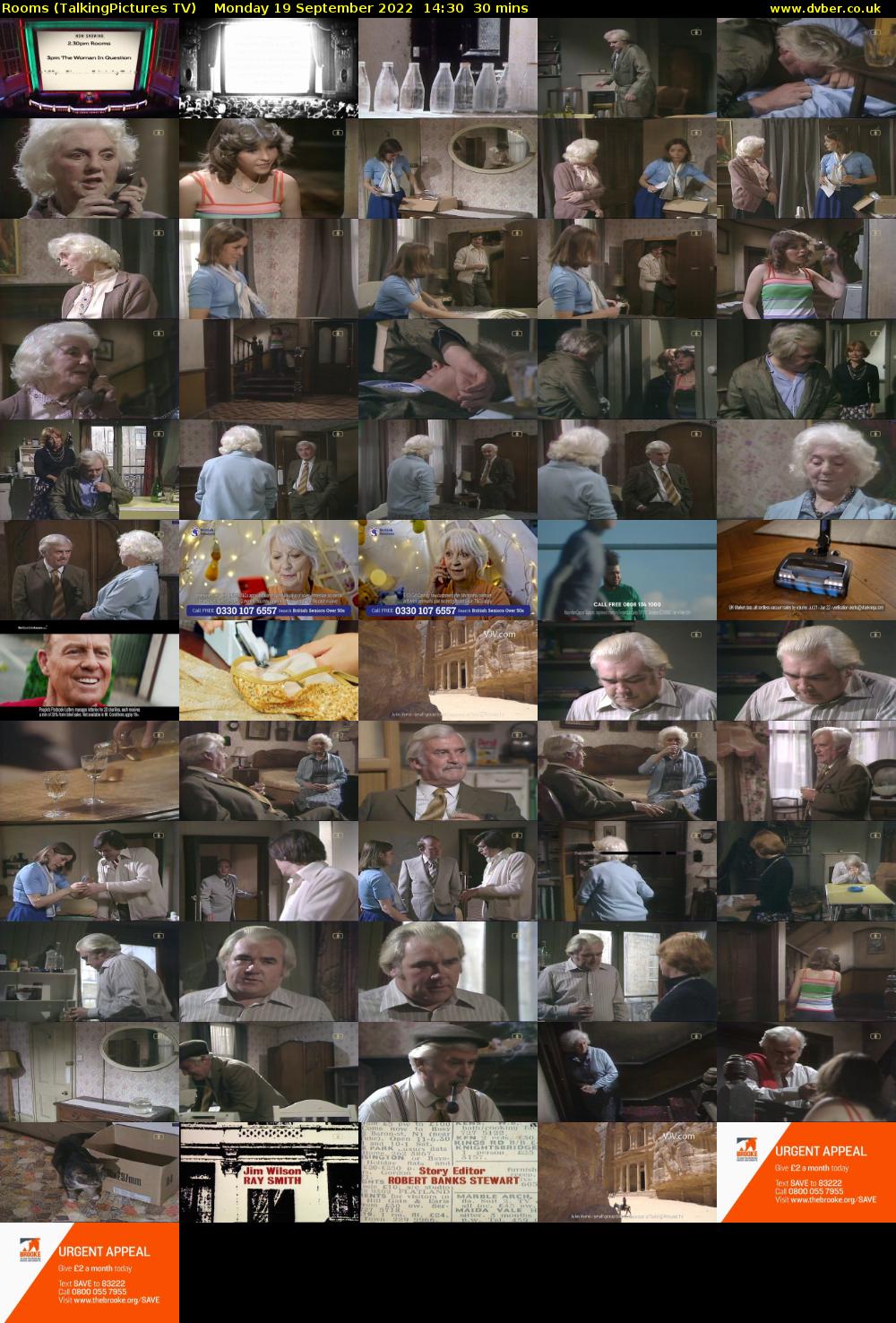 Rooms (TalkingPictures TV) Monday 19 September 2022 14:30 - 15:00