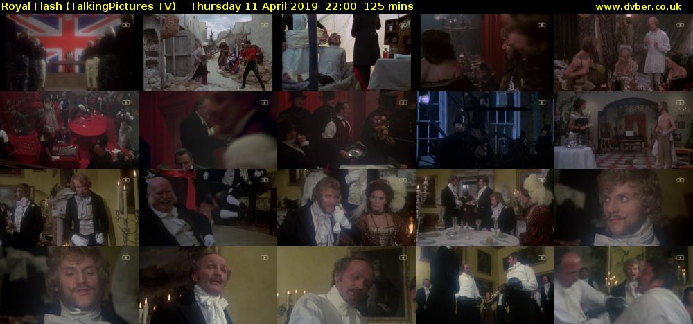Royal Flash (TalkingPictures TV) Thursday 11 April 2019 22:00 - 00:05