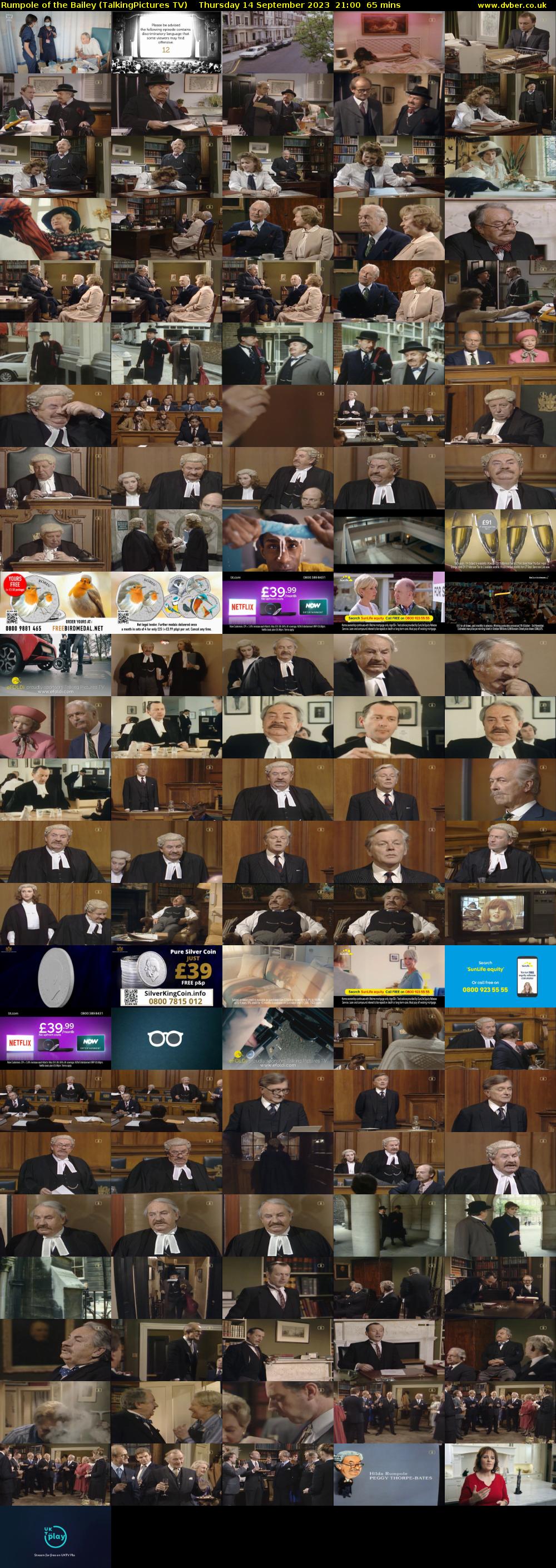 Rumpole of the Bailey (TalkingPictures TV) Thursday 14 September 2023 21:00 - 22:05