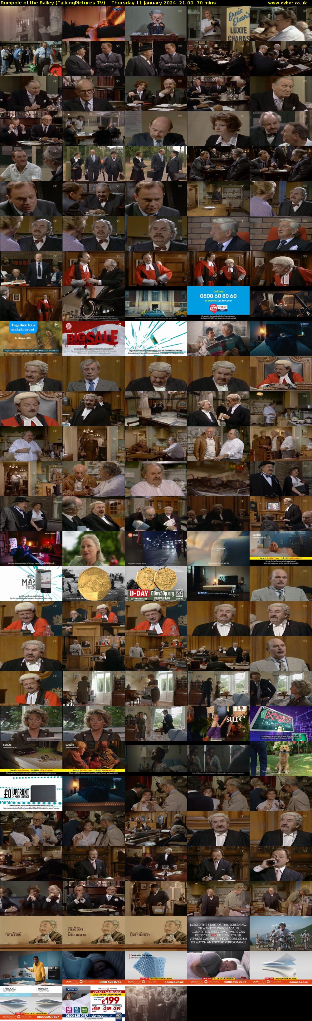 Rumpole of the Bailey (TalkingPictures TV) Thursday 11 January 2024 21:00 - 22:10