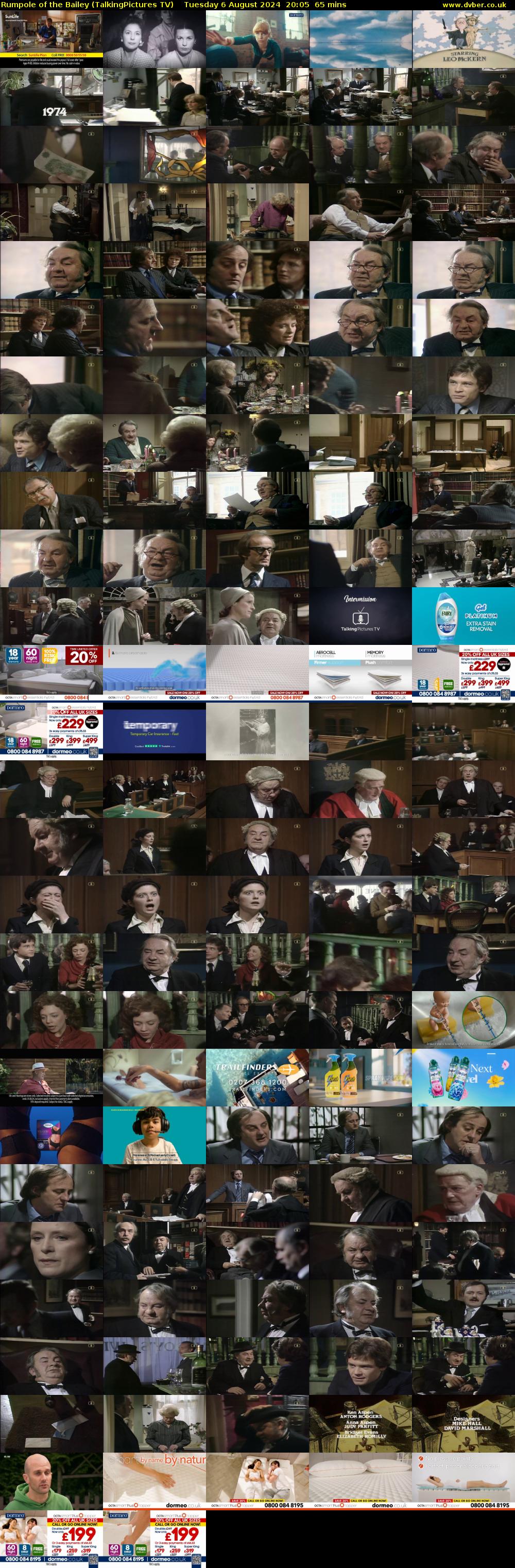 Rumpole of the Bailey (TalkingPictures TV) Tuesday 6 August 2024 20:05 - 21:10