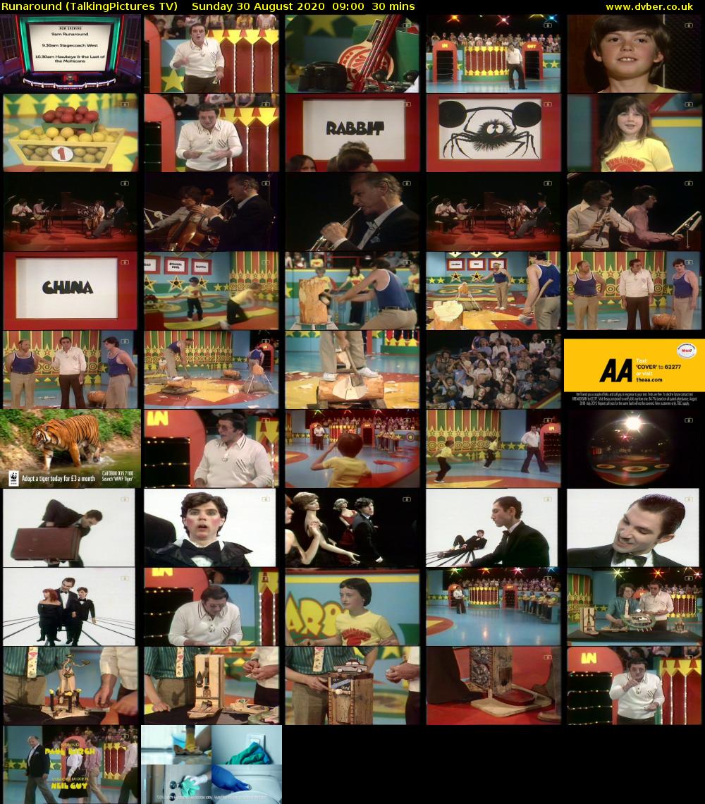 Runaround (TalkingPictures TV) Sunday 30 August 2020 09:00 - 09:30