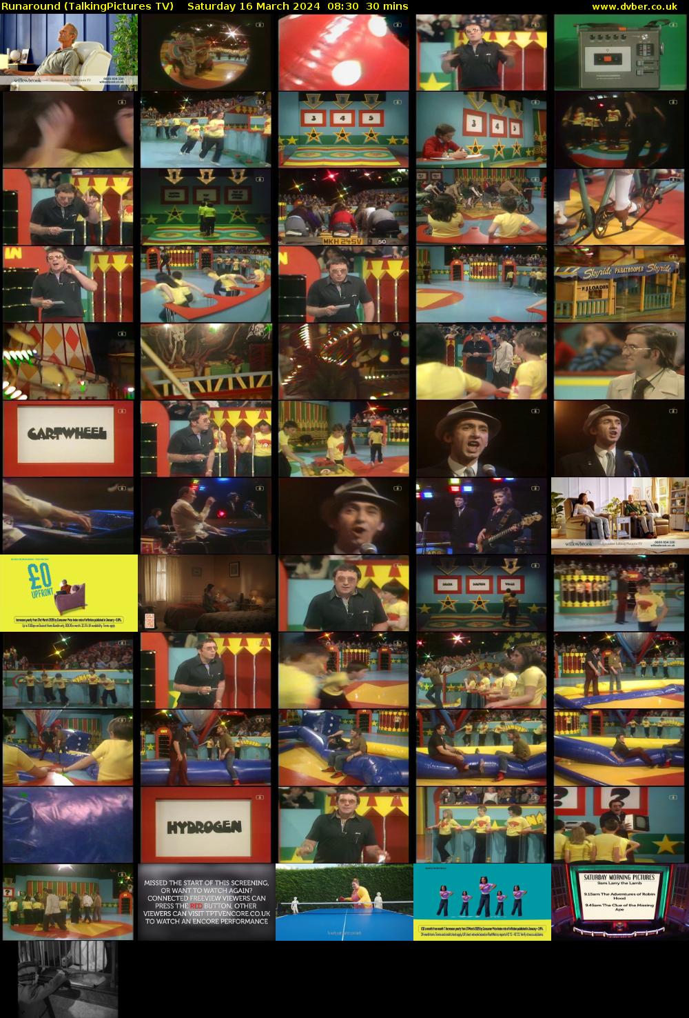 Runaround (TalkingPictures TV) Saturday 16 March 2024 08:30 - 09:00
