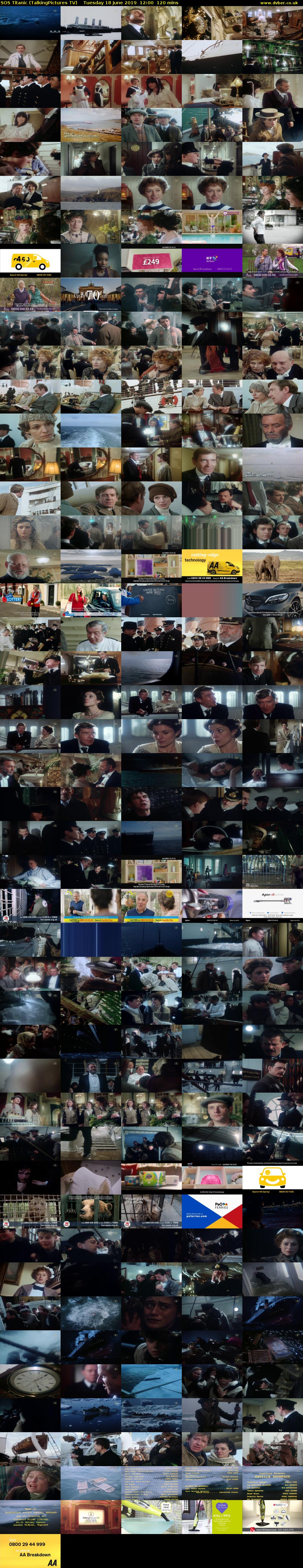 SOS Titanic (TalkingPictures TV) Tuesday 18 June 2019 12:00 - 14:00
