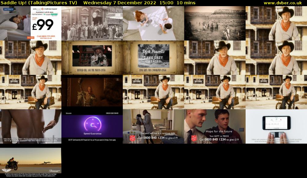 Saddle Up! (TalkingPictures TV) Wednesday 7 December 2022 15:00 - 15:10