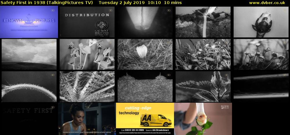 Safety First in 1938 (TalkingPictures TV) Tuesday 2 July 2019 10:10 - 10:20