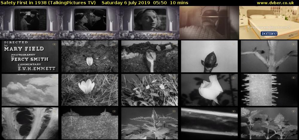 Safety First in 1938 (TalkingPictures TV) Saturday 6 July 2019 05:50 - 06:00
