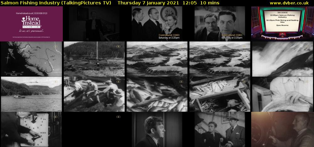 Salmon Fishing Industry (TalkingPictures TV) Thursday 7 January 2021 12:05 - 12:15